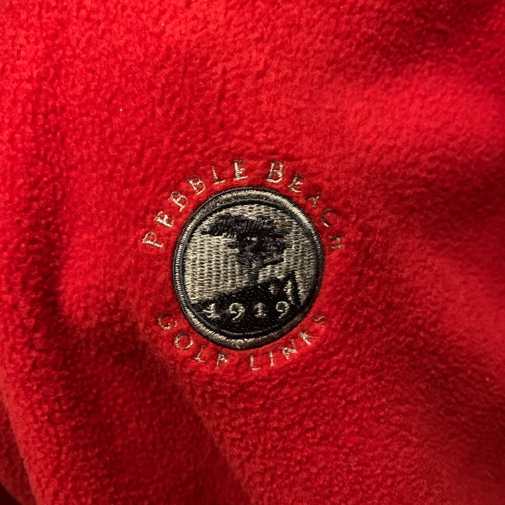 Pebble Beach fleece pullover - Picture 2 of 4